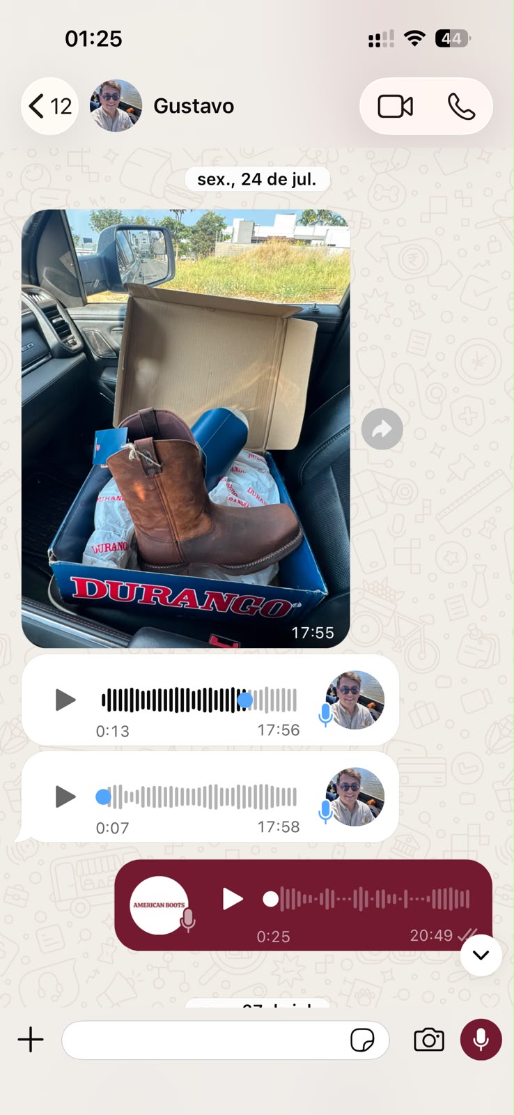 Cliente American Boots