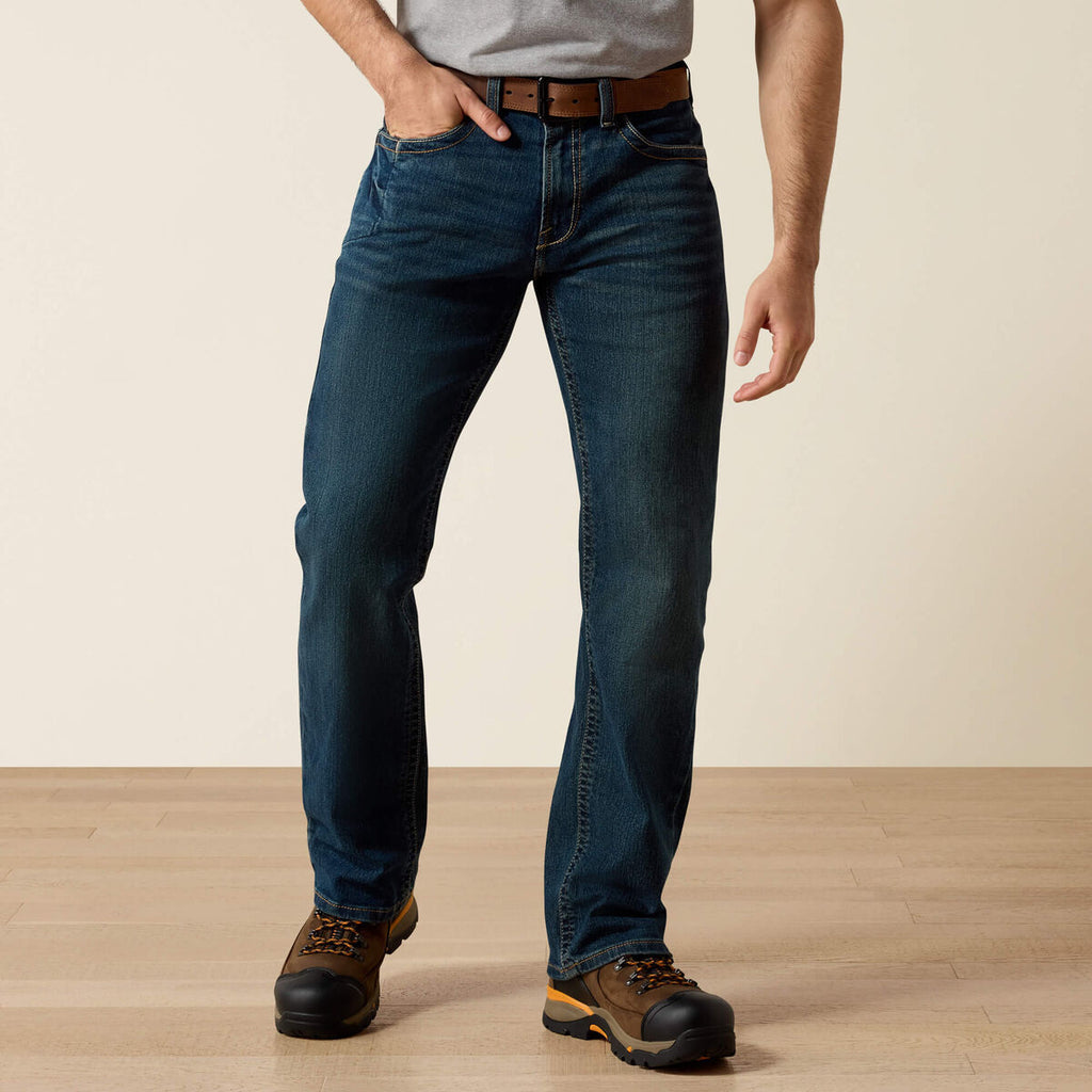 Calça Jeans Ariat | Rebar M4 Relaxed DuraStretch Edge, Boot Cut (10016220)