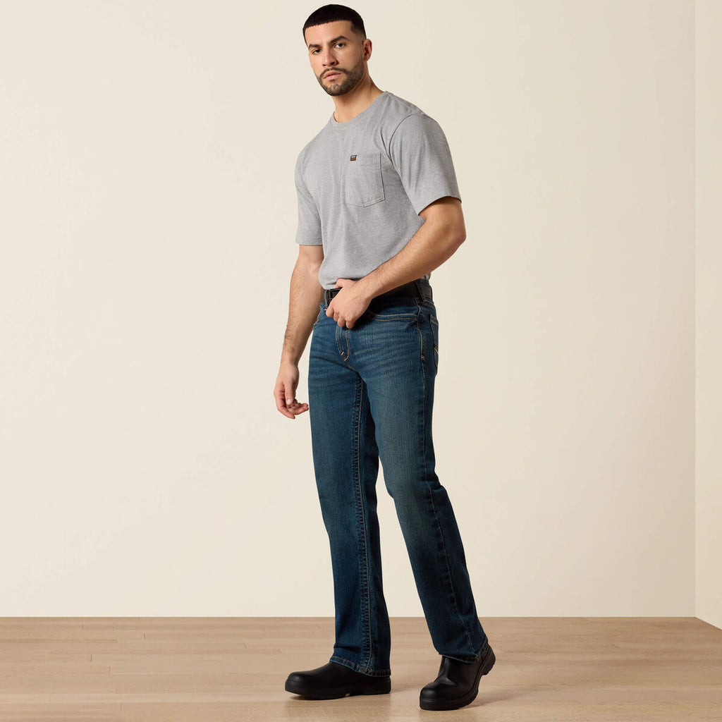 Calça Jeans Ariat | Rebar M4 Relaxed DuraStretch Edge, Boot Cut (10016220)