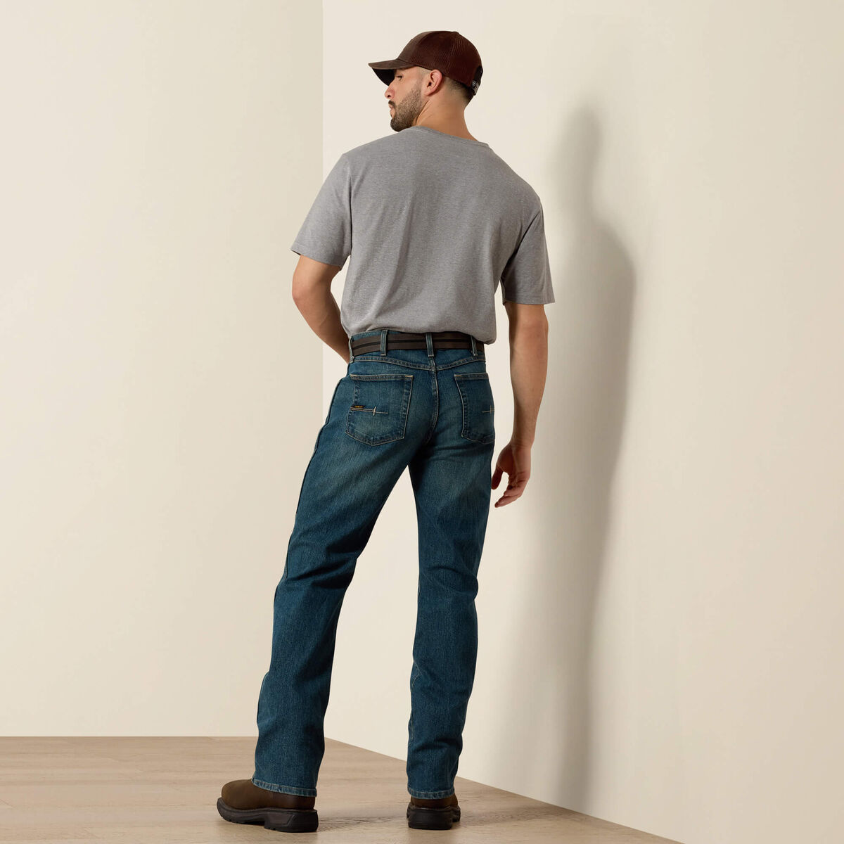 Calça Jeans Ariat | Rebar M4 Relaxed DuraStretch, Boot Cut (10016221)