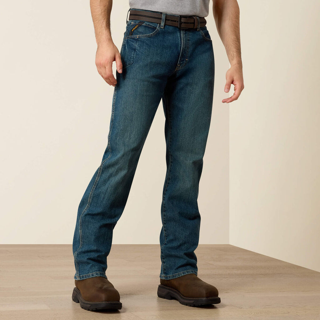 Calça Jeans Ariat | Rebar M4 Relaxed DuraStretch, Boot Cut (10016221)
