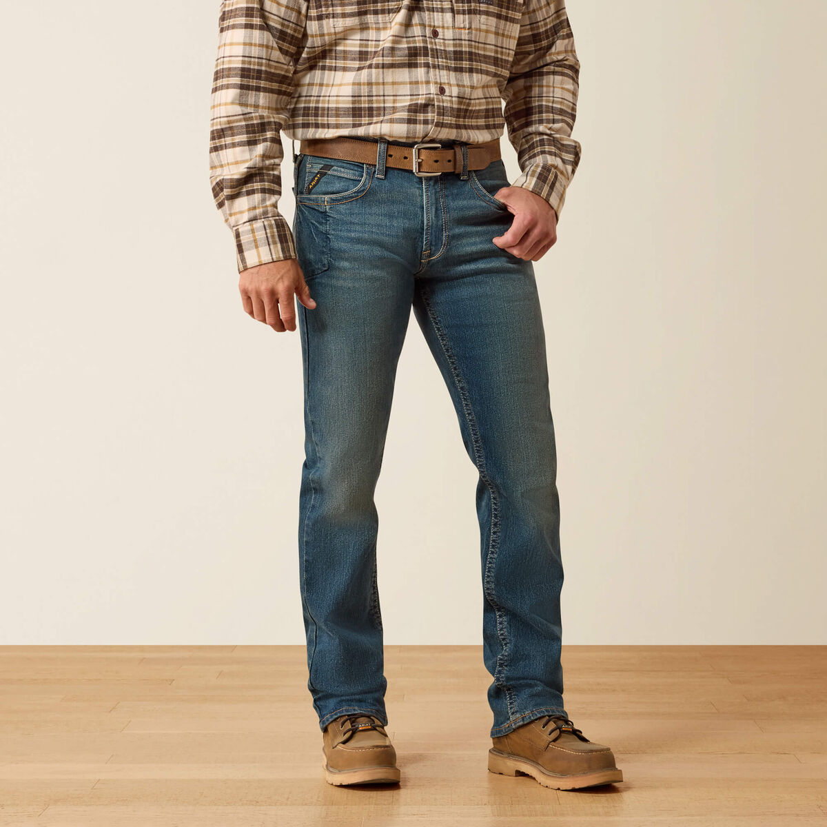 Calça Jeans Ariat Rebar M5 Slim Straight Ironside