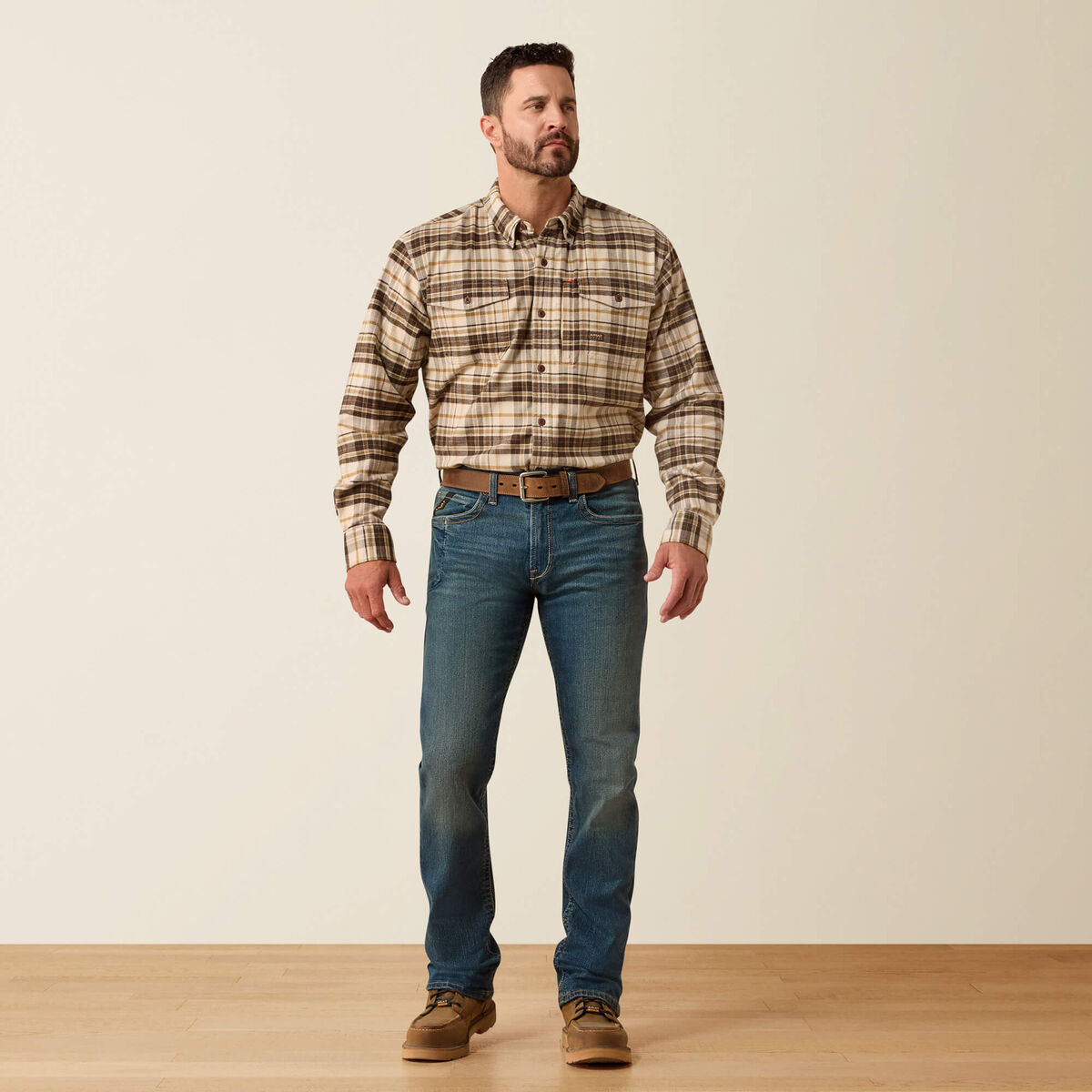 Calça Jeans Ariat Rebar M5 Slim Straight Ironside