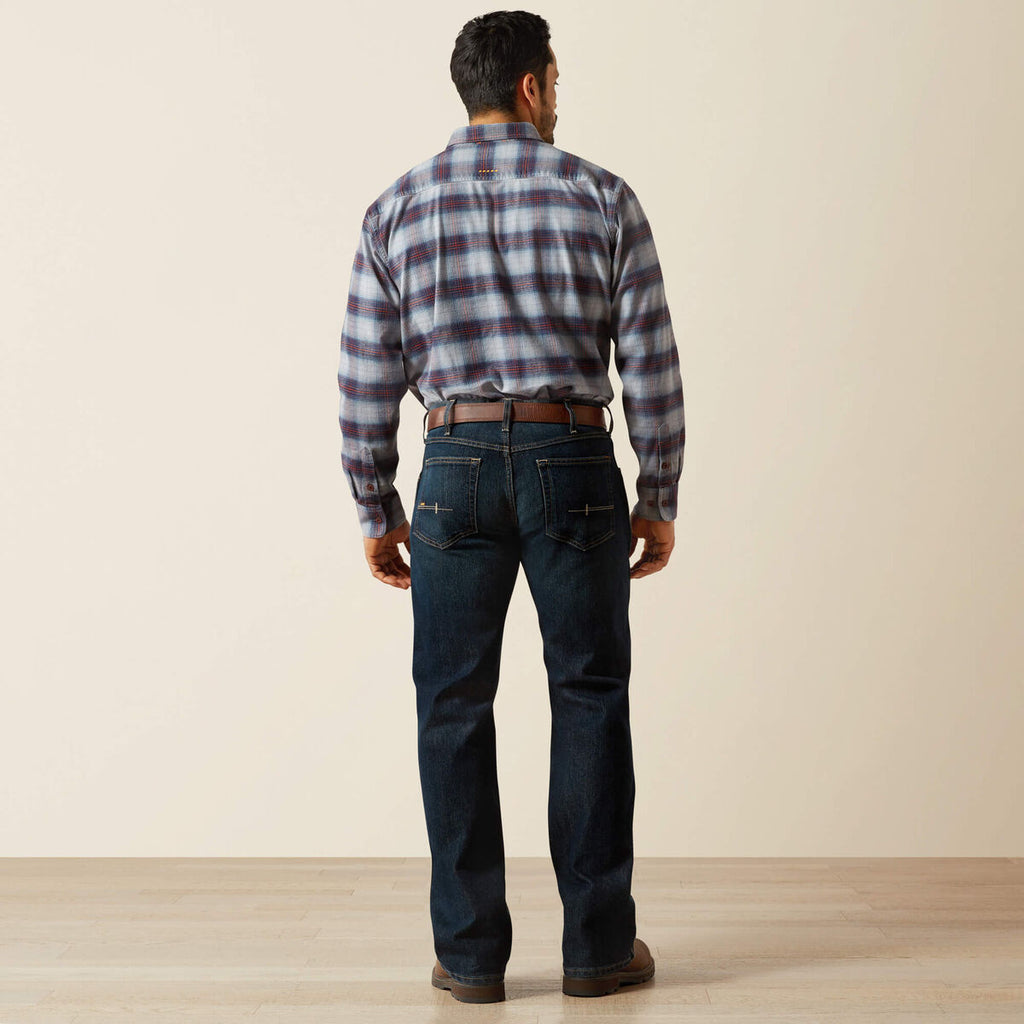 Calça Jeans Ariat Rebar M5 Slim Straight Blackstone