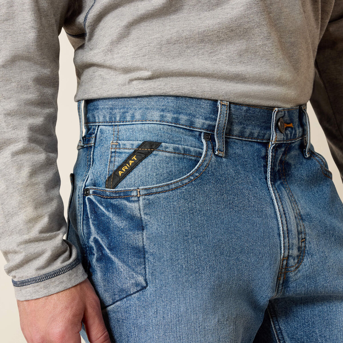 Calça Jeans Ariat | Rebar M4 Relaxed DuraStretch, Boot Cut (10016221)