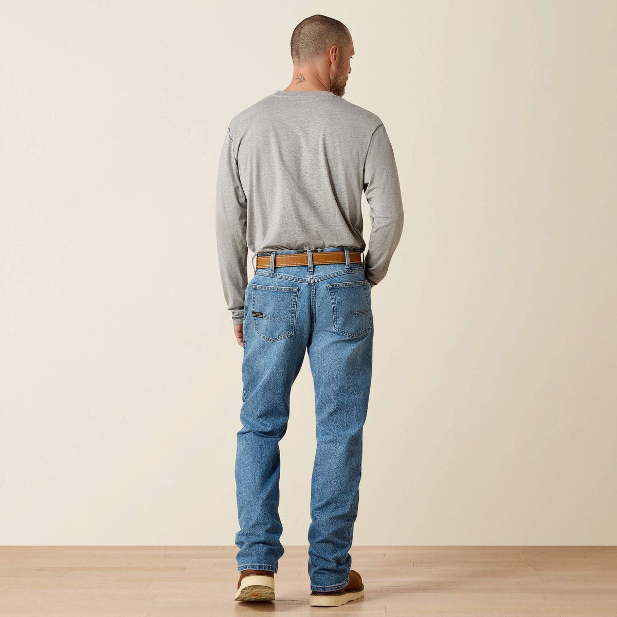 Calça Jeans Ariat | Rebar M4 Relaxed DuraStretch, Boot Cut (10016221)