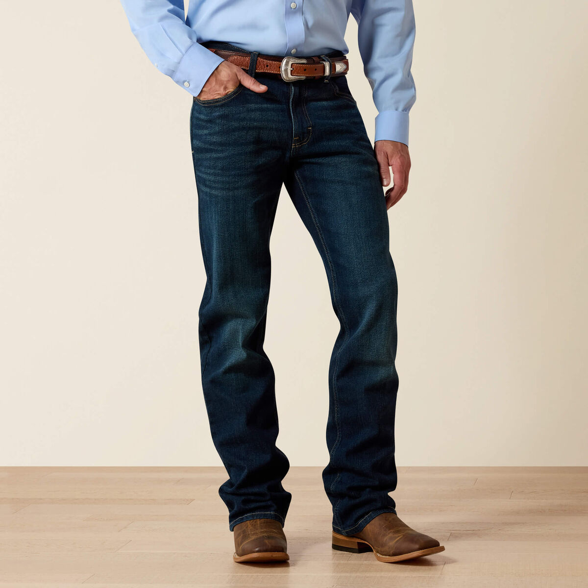 Calça Jeans Ariat M5 Straight Legacy Stretch Durham