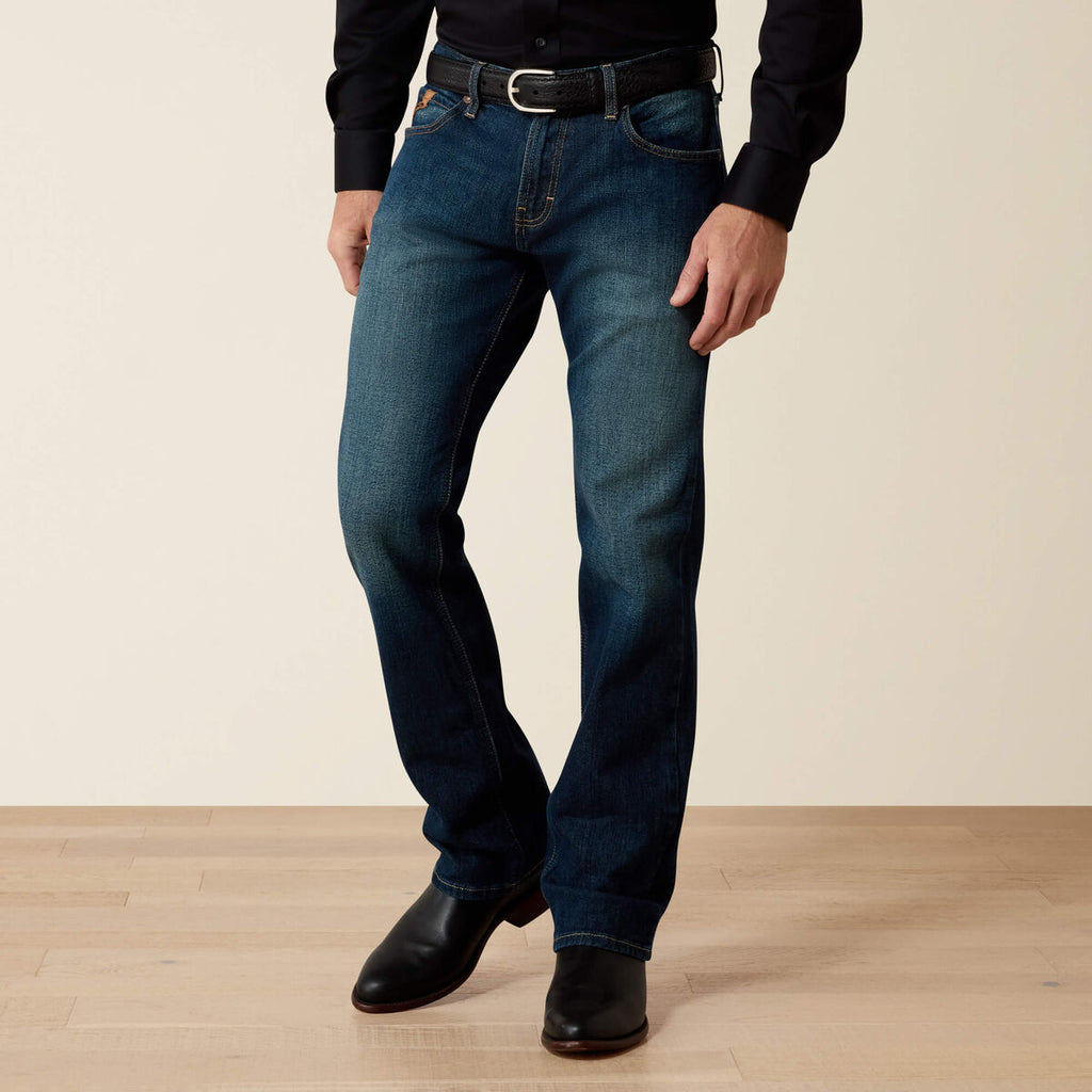 Calça Jeans Ariat | M7 Rocker Stretch Legacy Stackable Fremont, Boot Cut Slim (10026041)