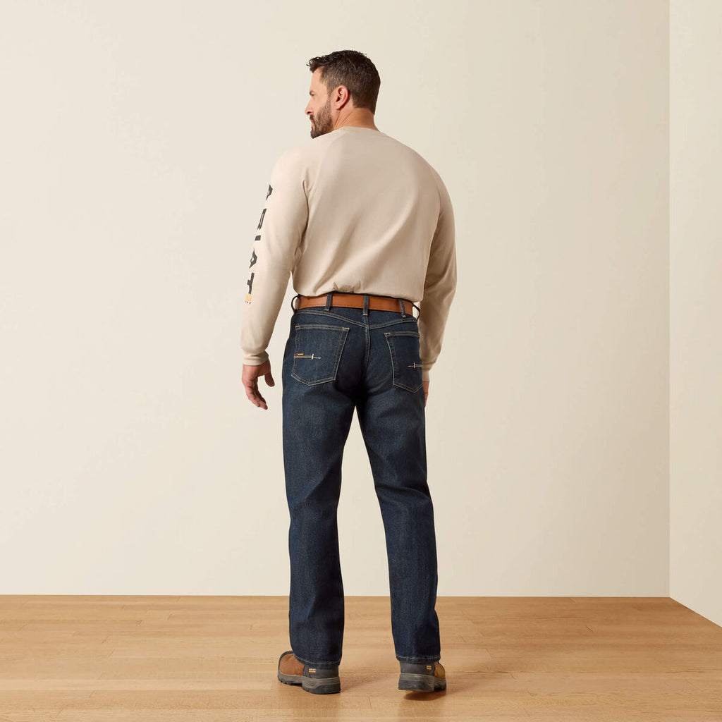 Calça Jeans Ariat | Rebar M4 Relaxed DuraStretch, Straight Leg (10058799)