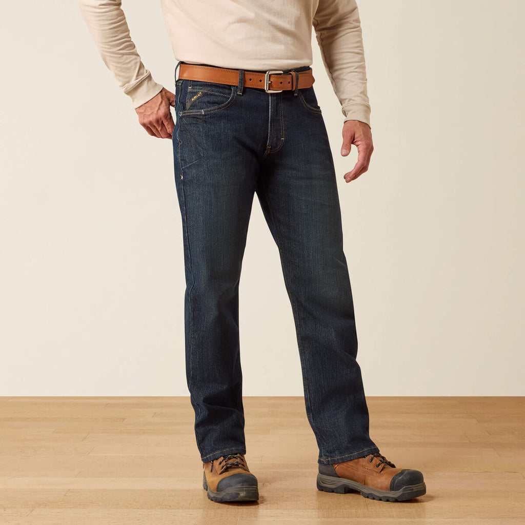Calça Jeans Ariat | Rebar M4 Relaxed DuraStretch, Straight Leg (10058799)