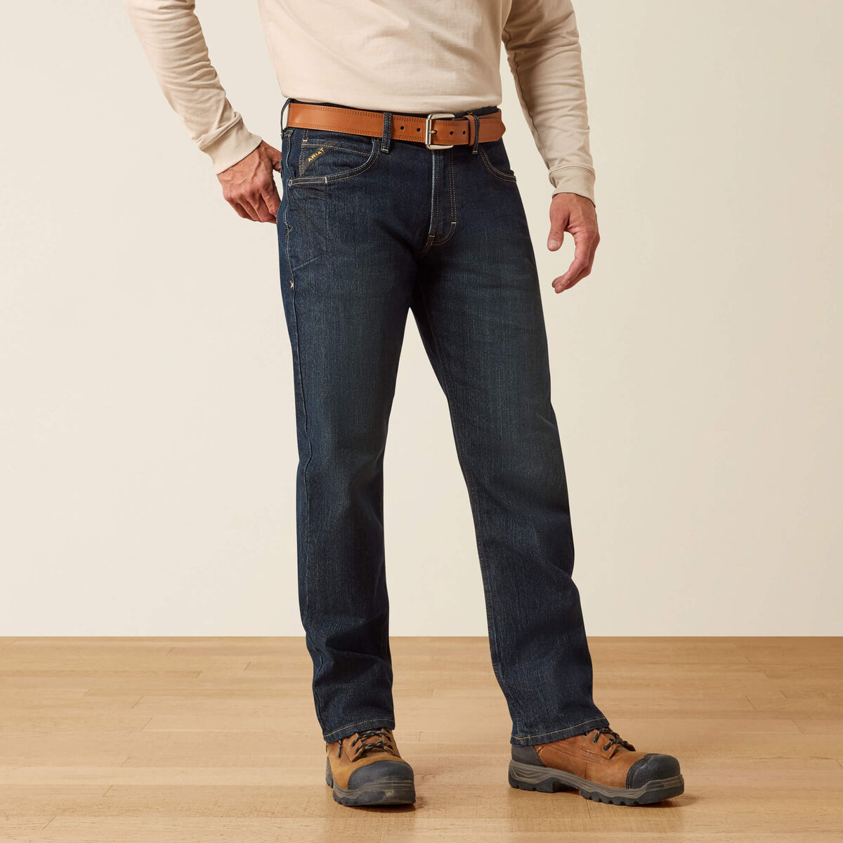 Calça Jeans Ariat | Rebar M4 Relaxed DuraStretch, Straight Leg (10058799)