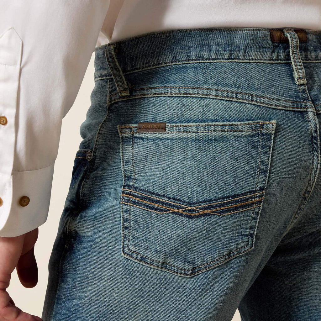 Calça Jeans Ariat M4 Stretch Legacy Stackable Straight Leg Sawyer