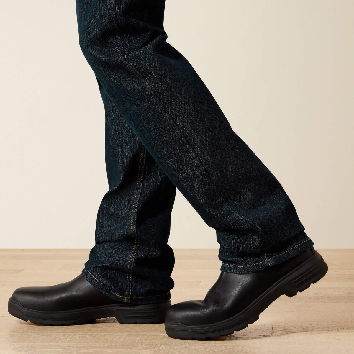 Calça Jeans Ariat | Rebar M7 Slim DuraStretch Basic Stackable Blackstone, Reta Slim (10034627)