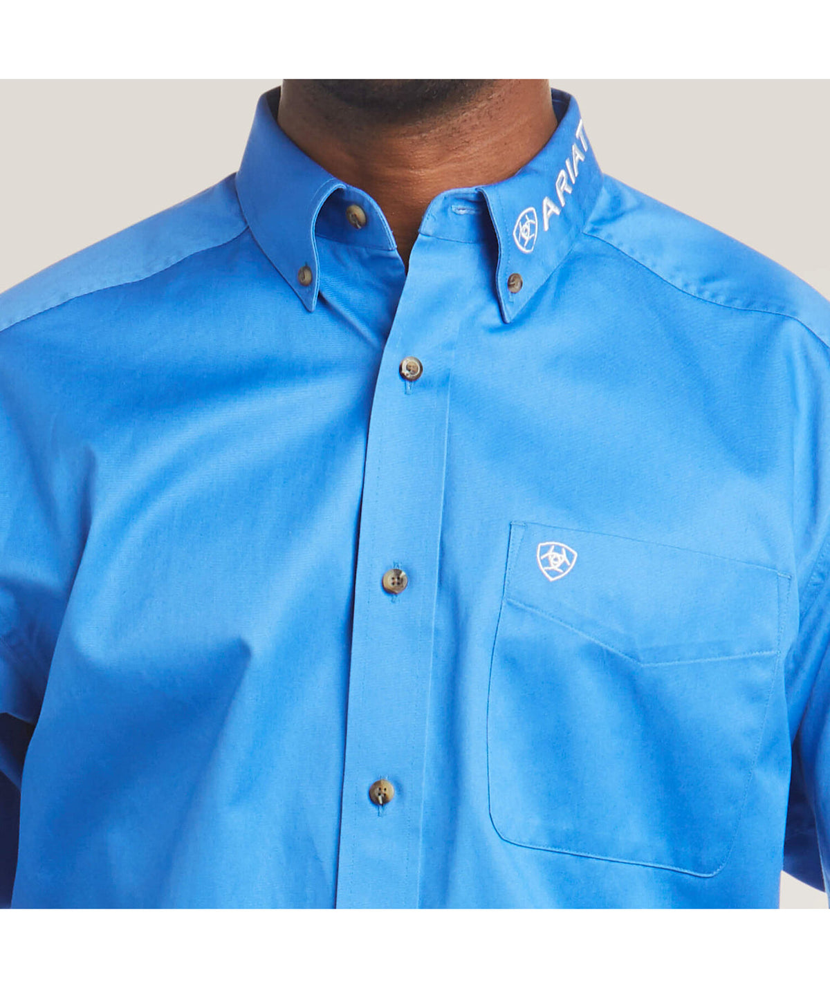 Azul estampado - detalhe