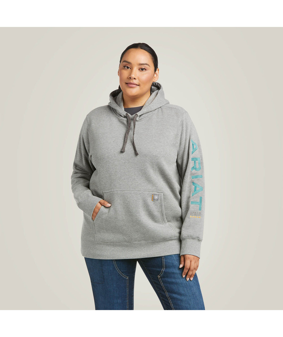 Cinza mesclado - modelo plus frente