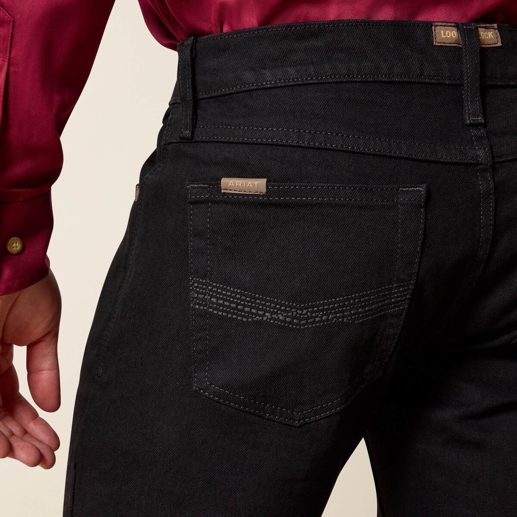 Calça Jeans Ariat | M7 Slim Legacy Straight Black, Reta Slim (10037890)