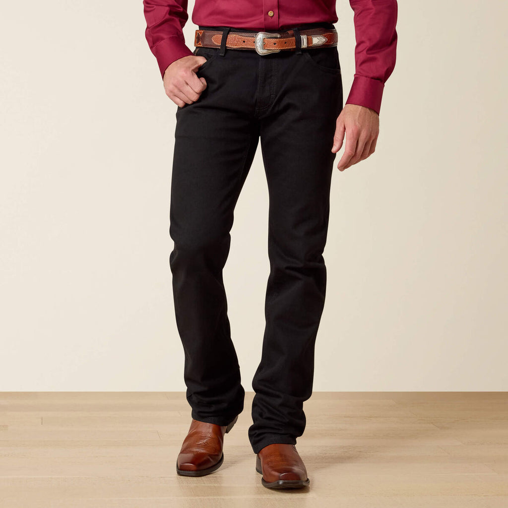 Calça Jeans Ariat | M7 Slim Legacy Straight Black, Reta Slim (10037890)