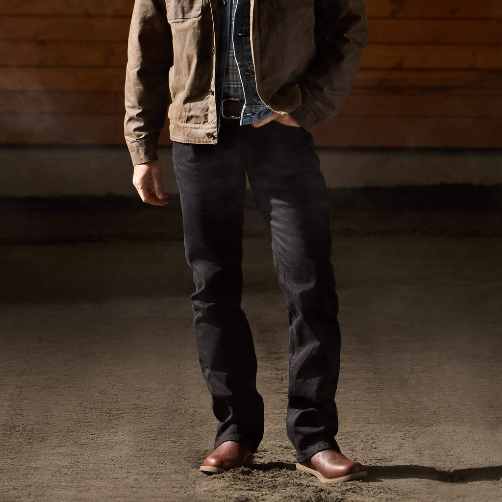 Calça Jeans Ariat | M7 Slim Legacy Straight Black, Reta Slim (10037890)
