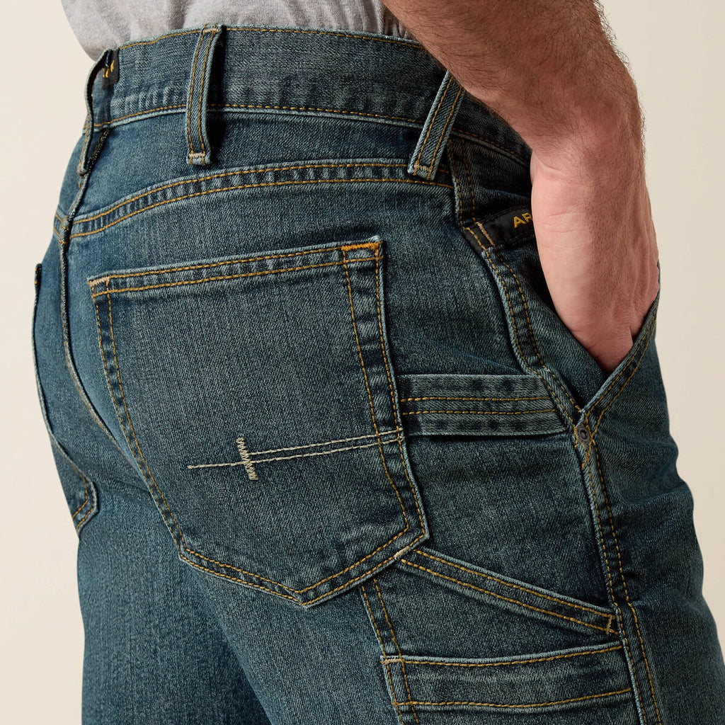 Calça Jeans Ariat | Rebar M7 Slim DuraStretch Workhorse McCoy, Reta Slim (10039287)