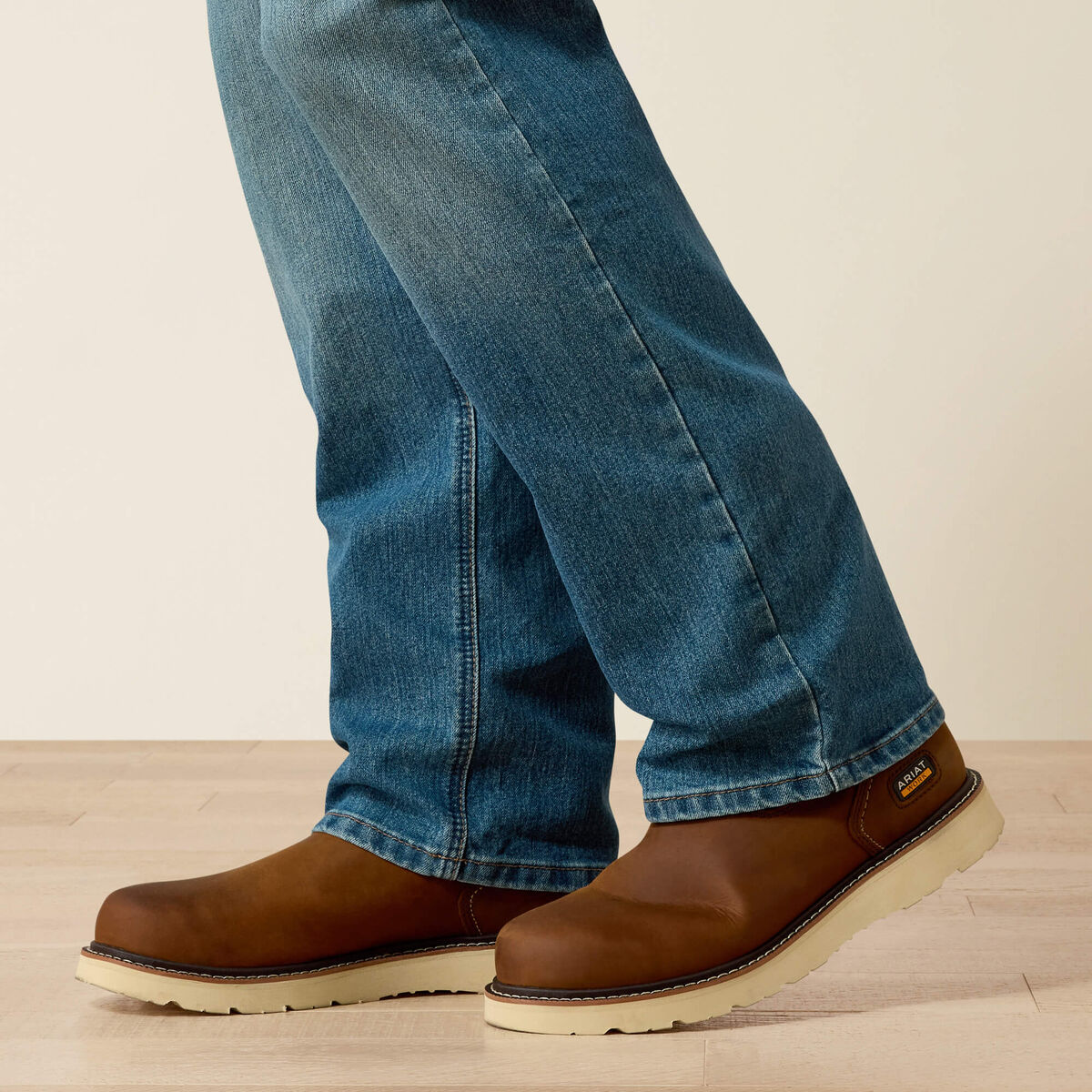 Calça Jeans Ariat Rebar M5 DuraStretch Basic Stackable Edgewood