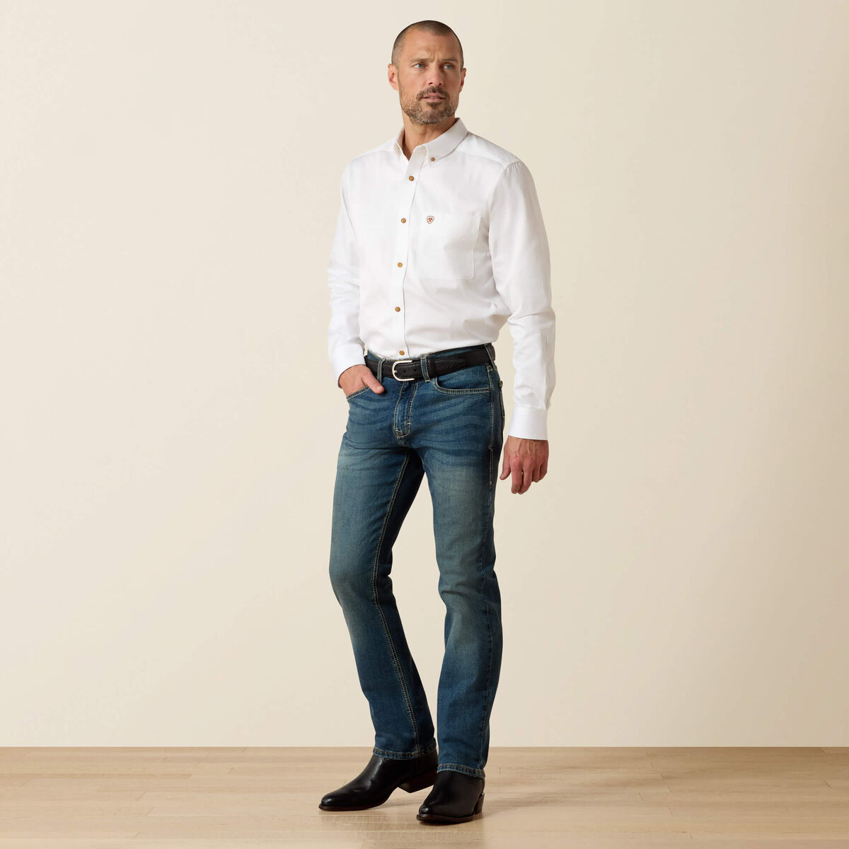 Calça Jeans Ariat | M8 Modern Sebastian Grafton, Slim Reta (10039625)