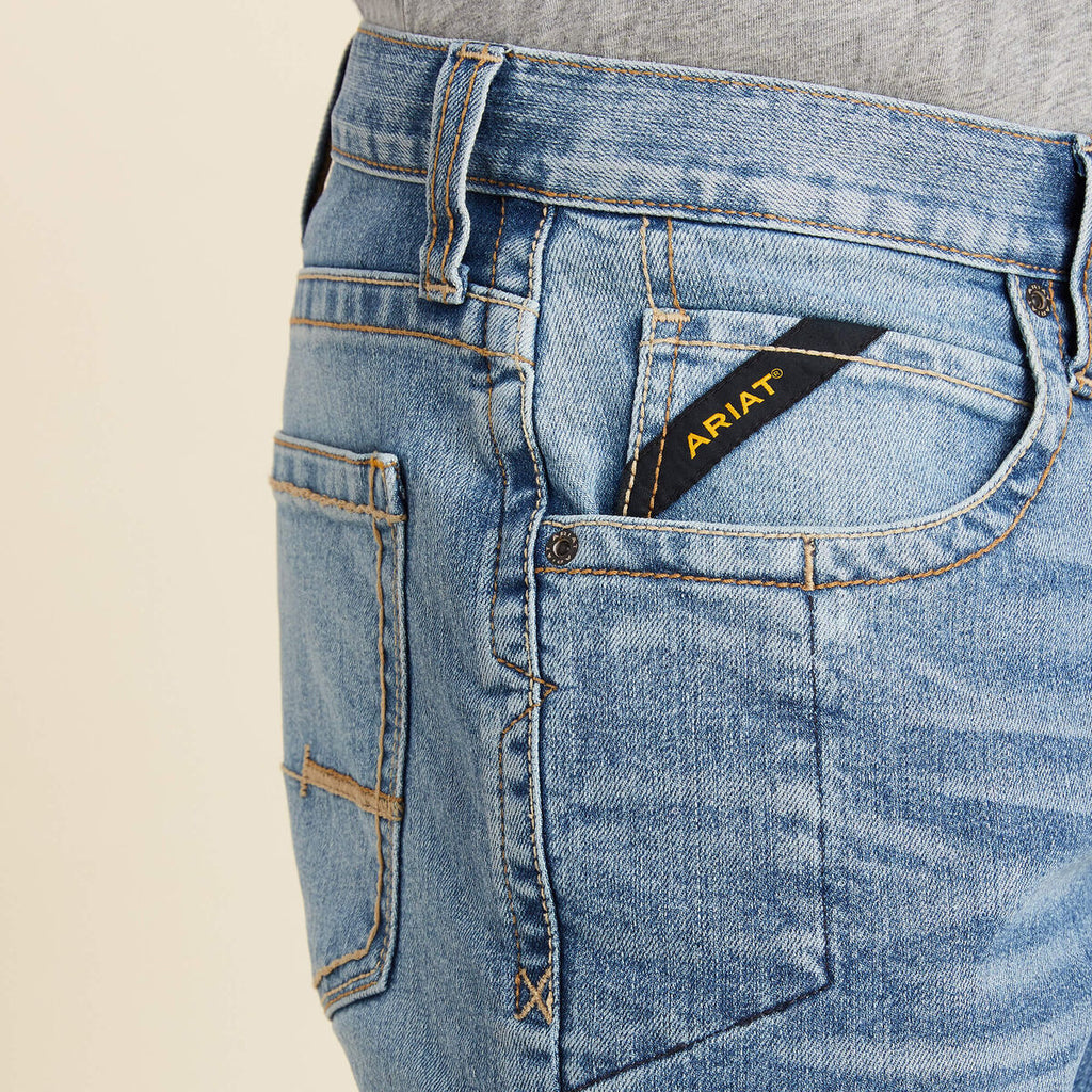 Calça Jeans Ariat Rebar M5 Straight DuraStretch Edge Merced