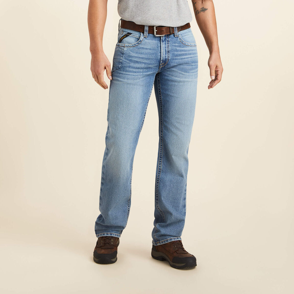 Calça Jeans Ariat Rebar M5 Straight DuraStretch Edge Merced
