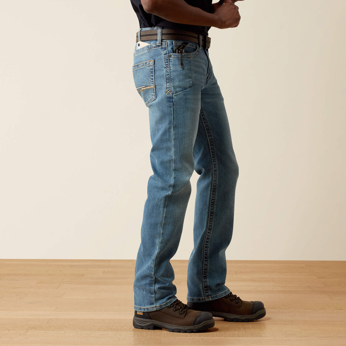 Calça Jeans Ariat | Rebar M7 Slim Rail DuraStretch Breaker, Reta Slim (10051852)