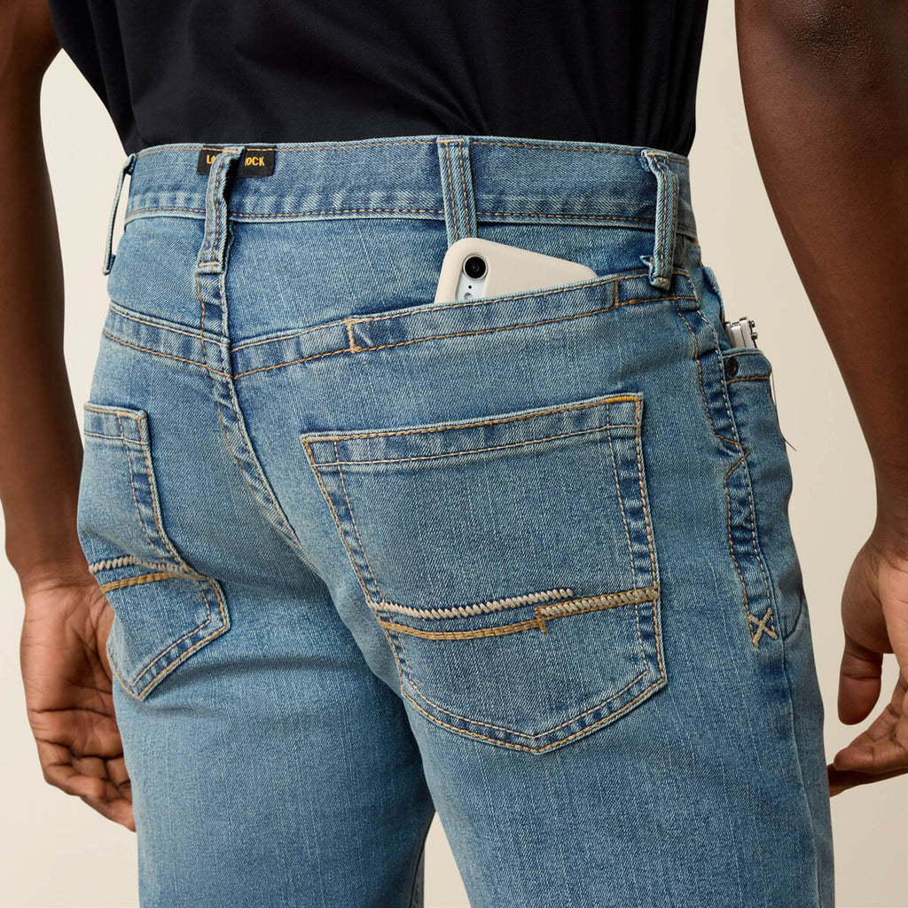 Calça Jeans Ariat | Rebar M7 Slim Rail DuraStretch Breaker, Reta Slim (10051852)