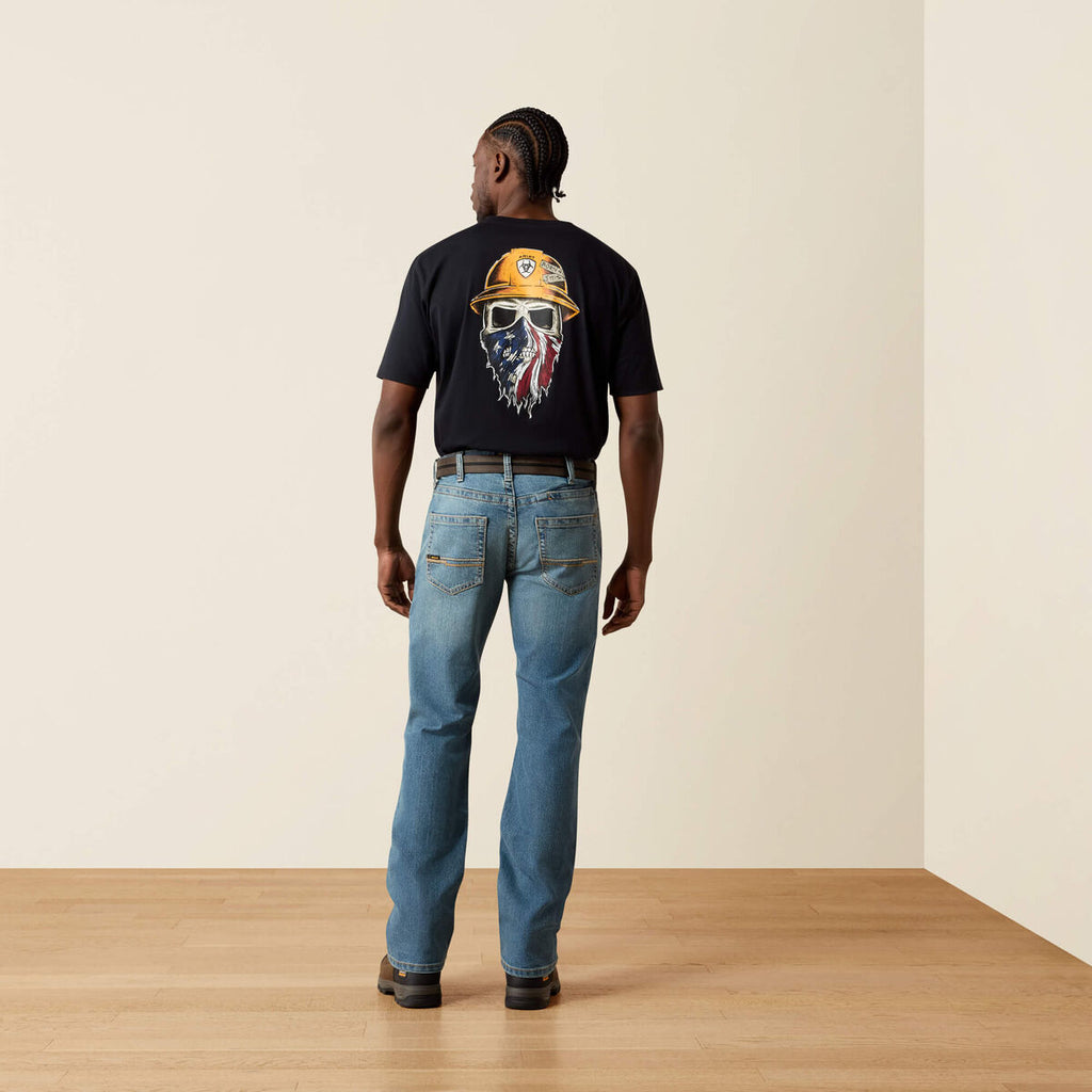 Calça Jeans Ariat | Rebar M7 Slim Rail DuraStretch Breaker, Reta Slim (10051852)