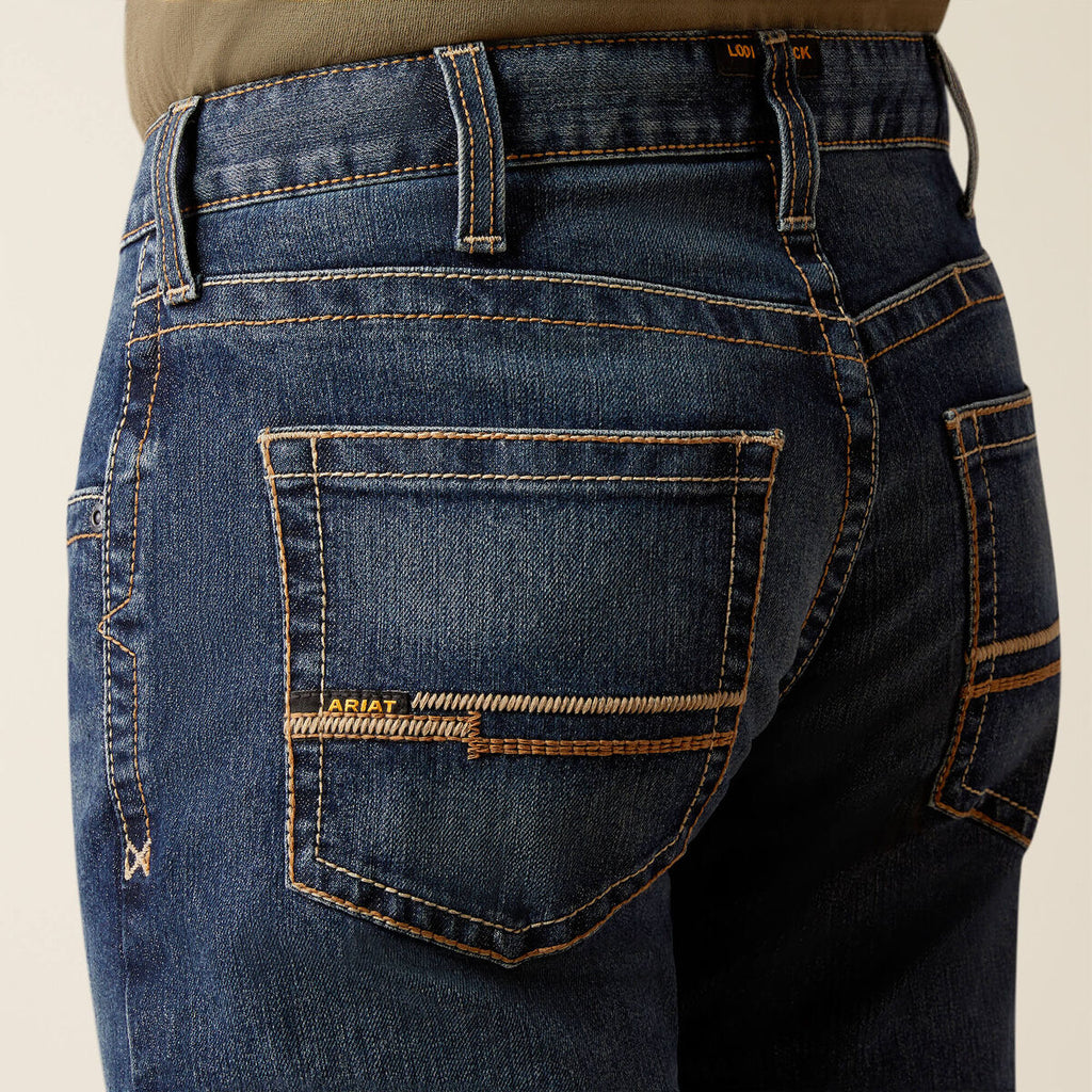 Calça Jeans Ariat Rebar M5 Straight Rail DuraStretch Encinitas