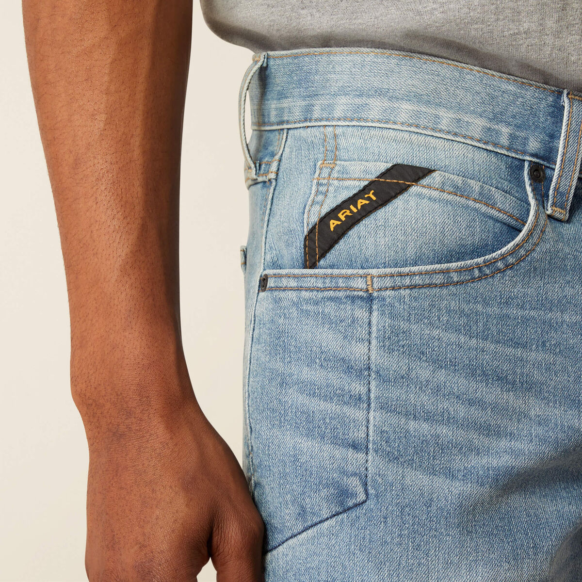 Calça Jeans Ariat | Rebar M4 Relaxed DuraStretch, Straight Leg (10058799)