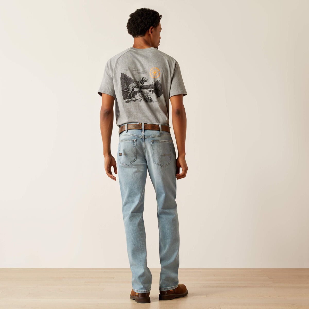 Calça Jeans Ariat | Rebar M4 Relaxed DuraStretch, Straight Leg (10058799)