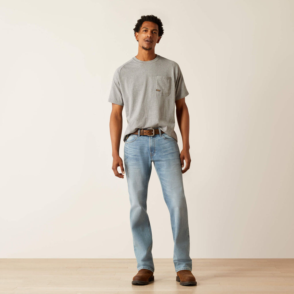 Calça Jeans Ariat | Rebar M4 Relaxed DuraStretch, Straight Leg (10058799)