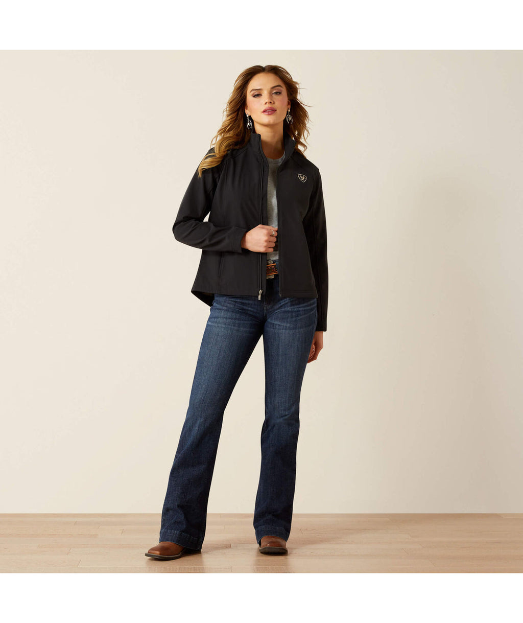 Preto estampa Southwest minimalista - detalhe