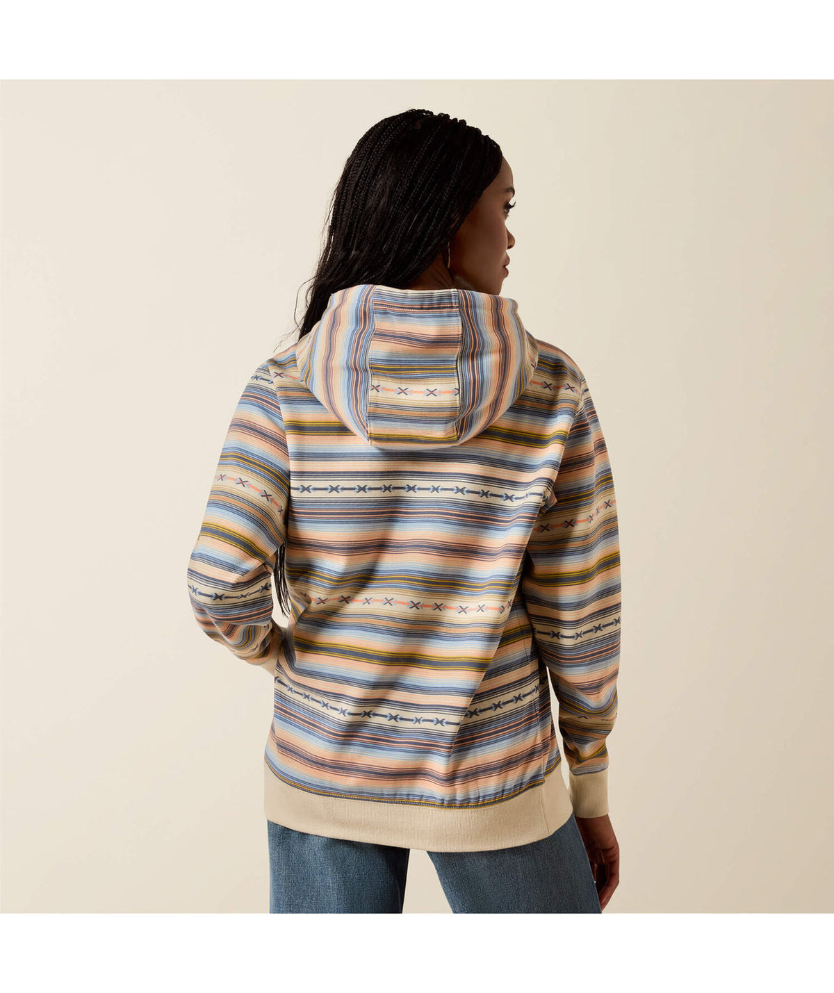 Serape multicolorido - costas