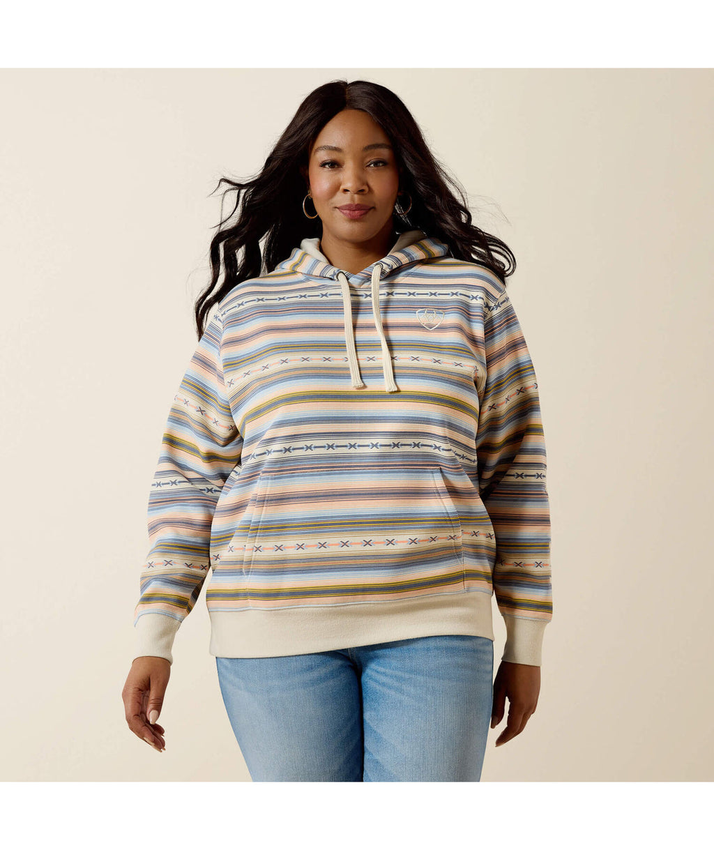 Serape multicolorido - modelo plus frente