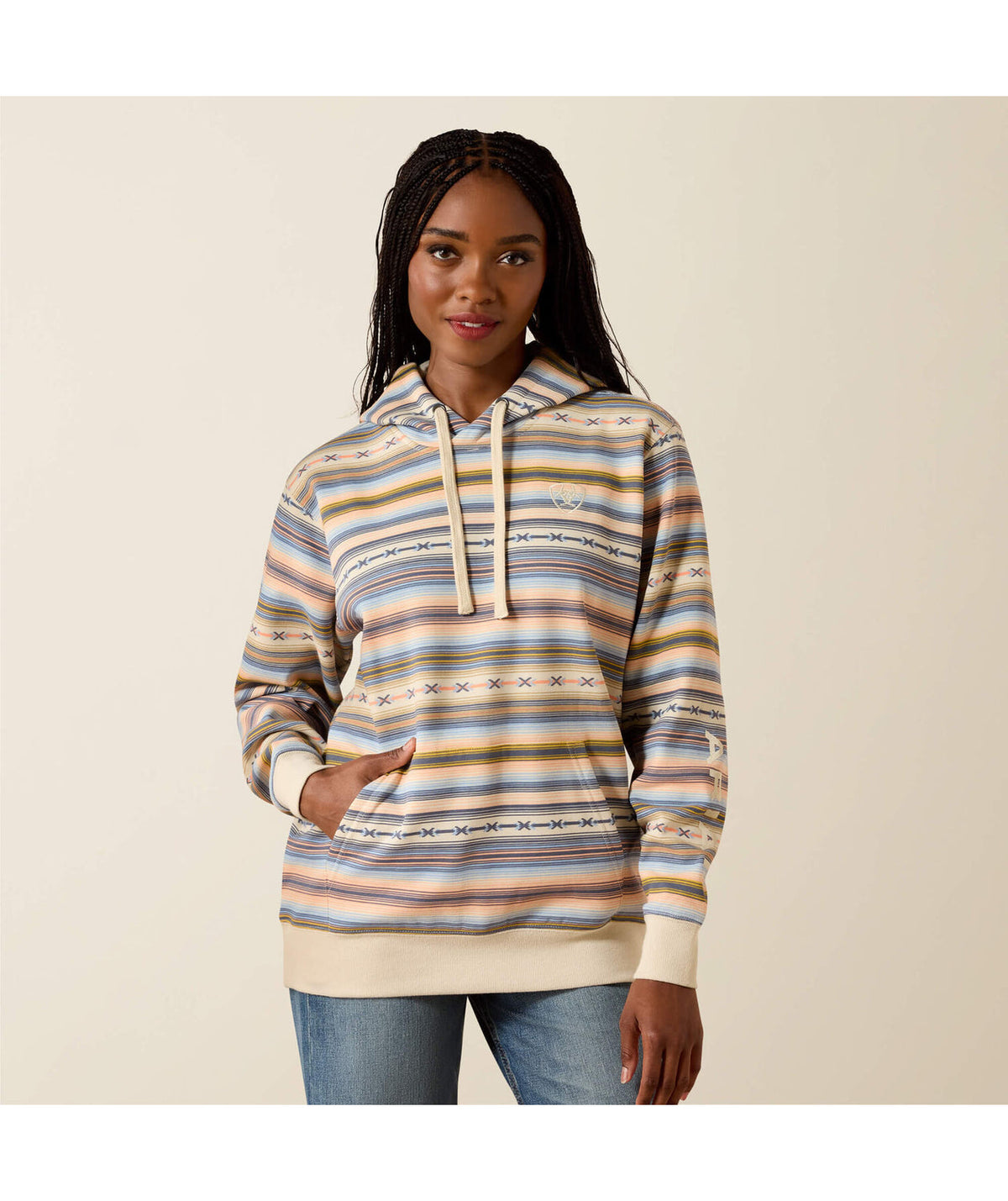 Serape multicolorido - frente