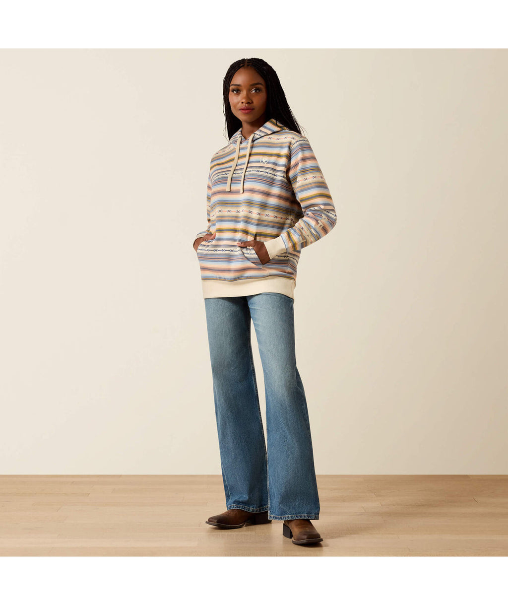 Serape multicolorido - detalhe