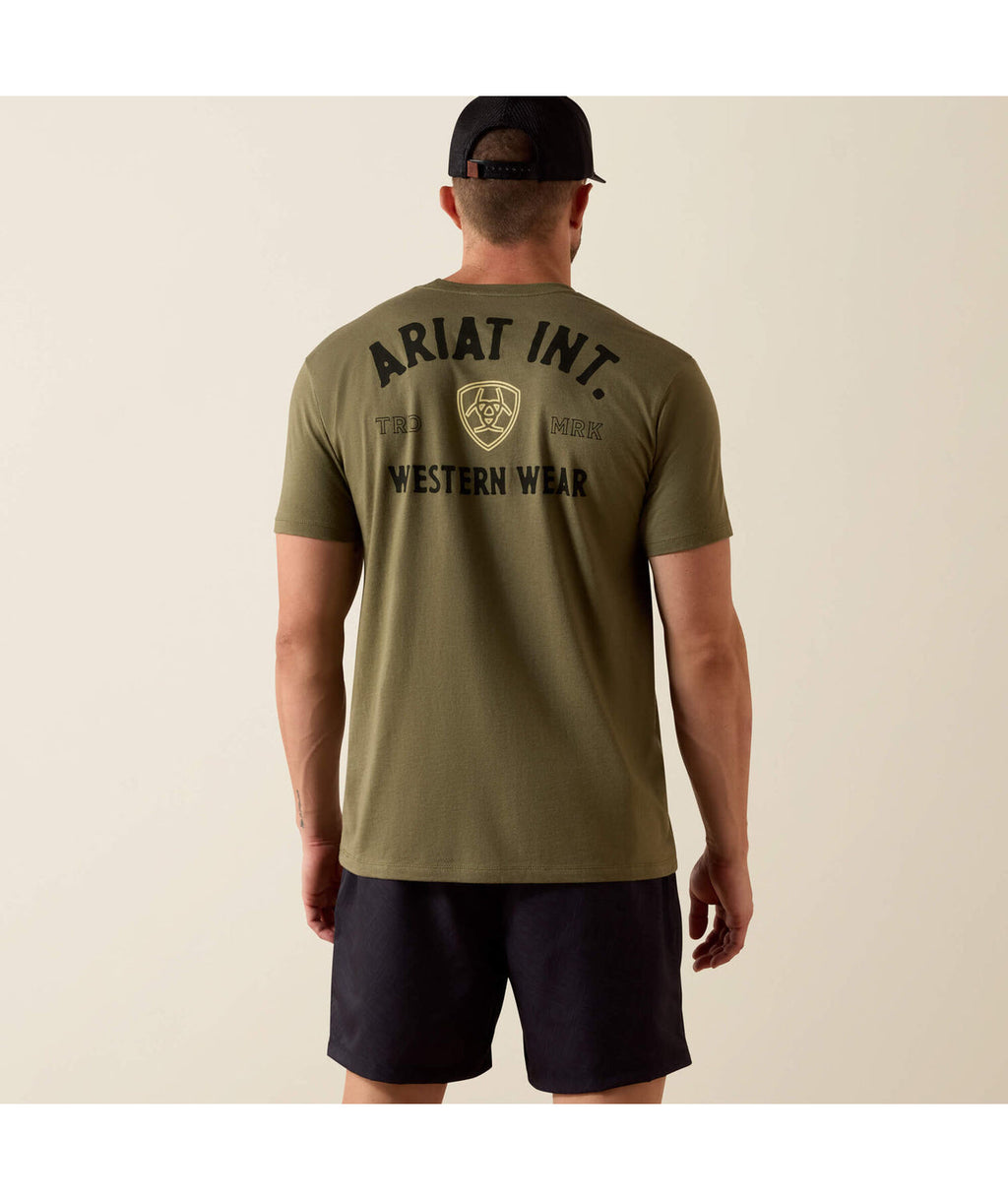 Verde-militar mesclado - costas