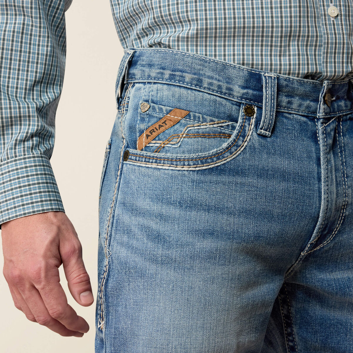 Calça Jeans Ariat | M2 Traditional Relaxed Marlon, Boot Cut (10078956)