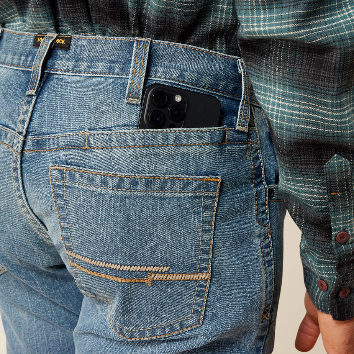 Calça Jeans Ariat | Rebar M2 Rail DuraStretch, Boot Cut (10079222)