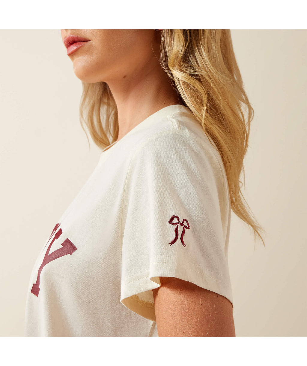 Creme e marrom - detalhe