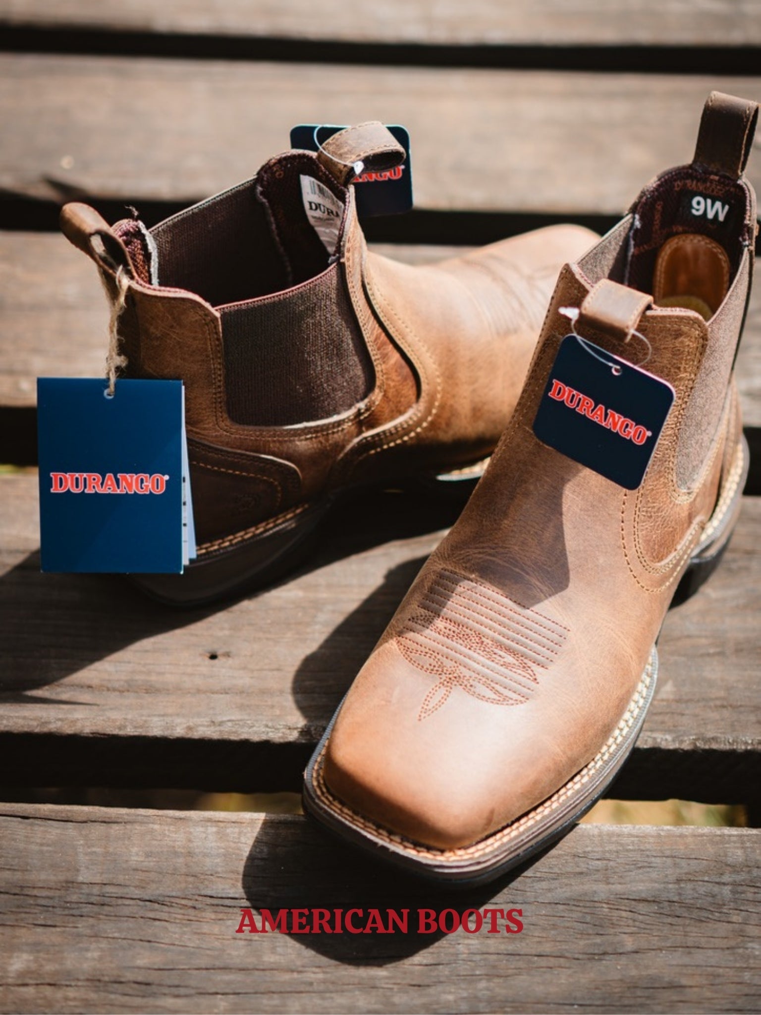 BOTINA DURANGO REBEL, BICO QUADRADO — DDB0460.