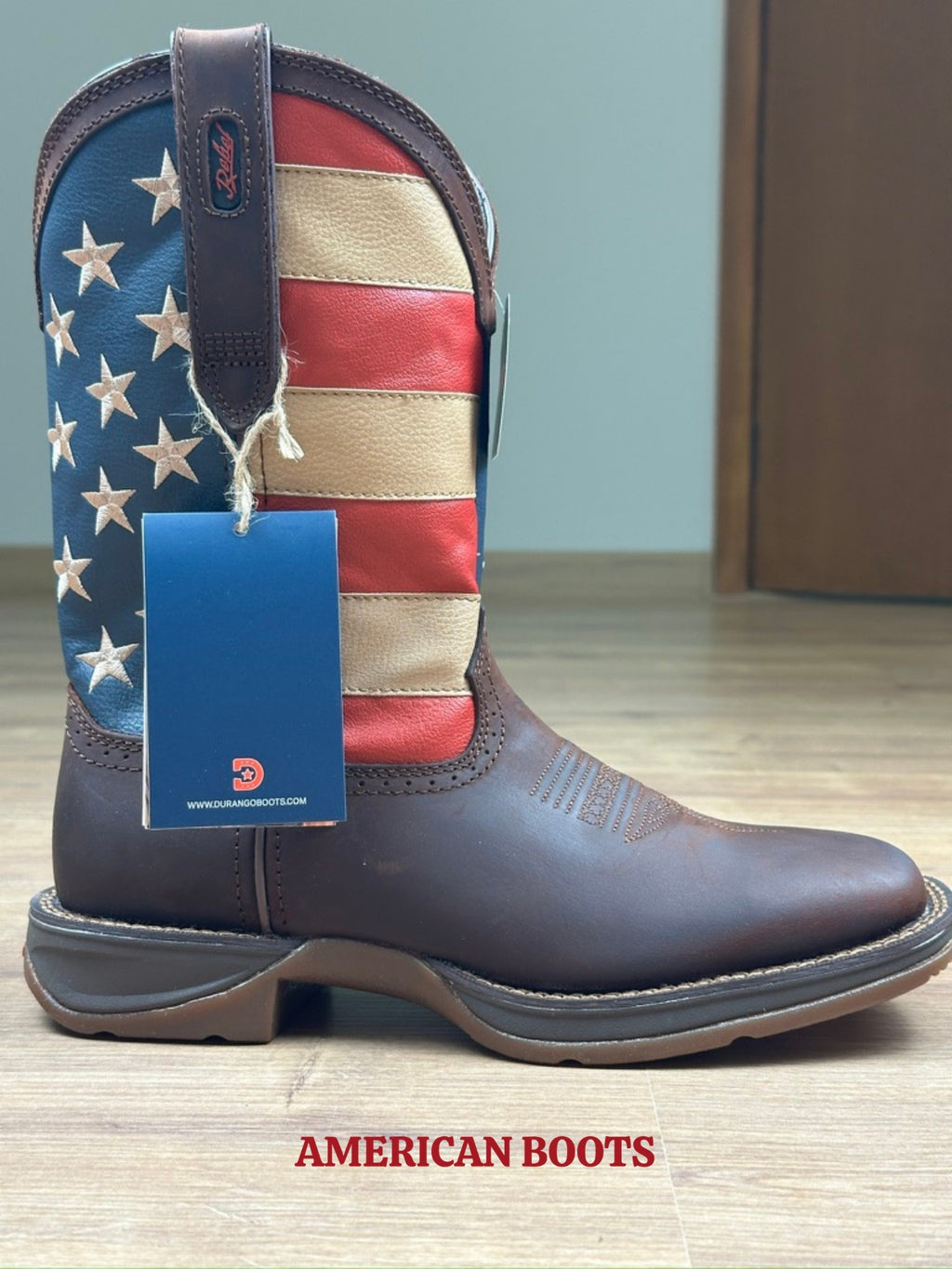 BOTA DURANGO REBEL, BANDEIRA EUA — DB5554.