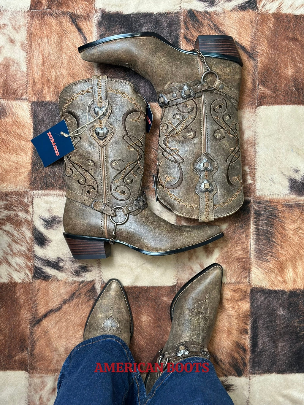BOTA DURANGO CRUSH™ (FEMININA), AMOR E TROVÃO — WRD4155.