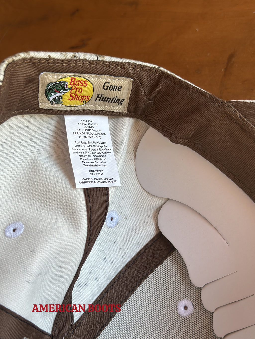 BONÉ BASS PRO SHOPS TUNDRA BPS 2286948