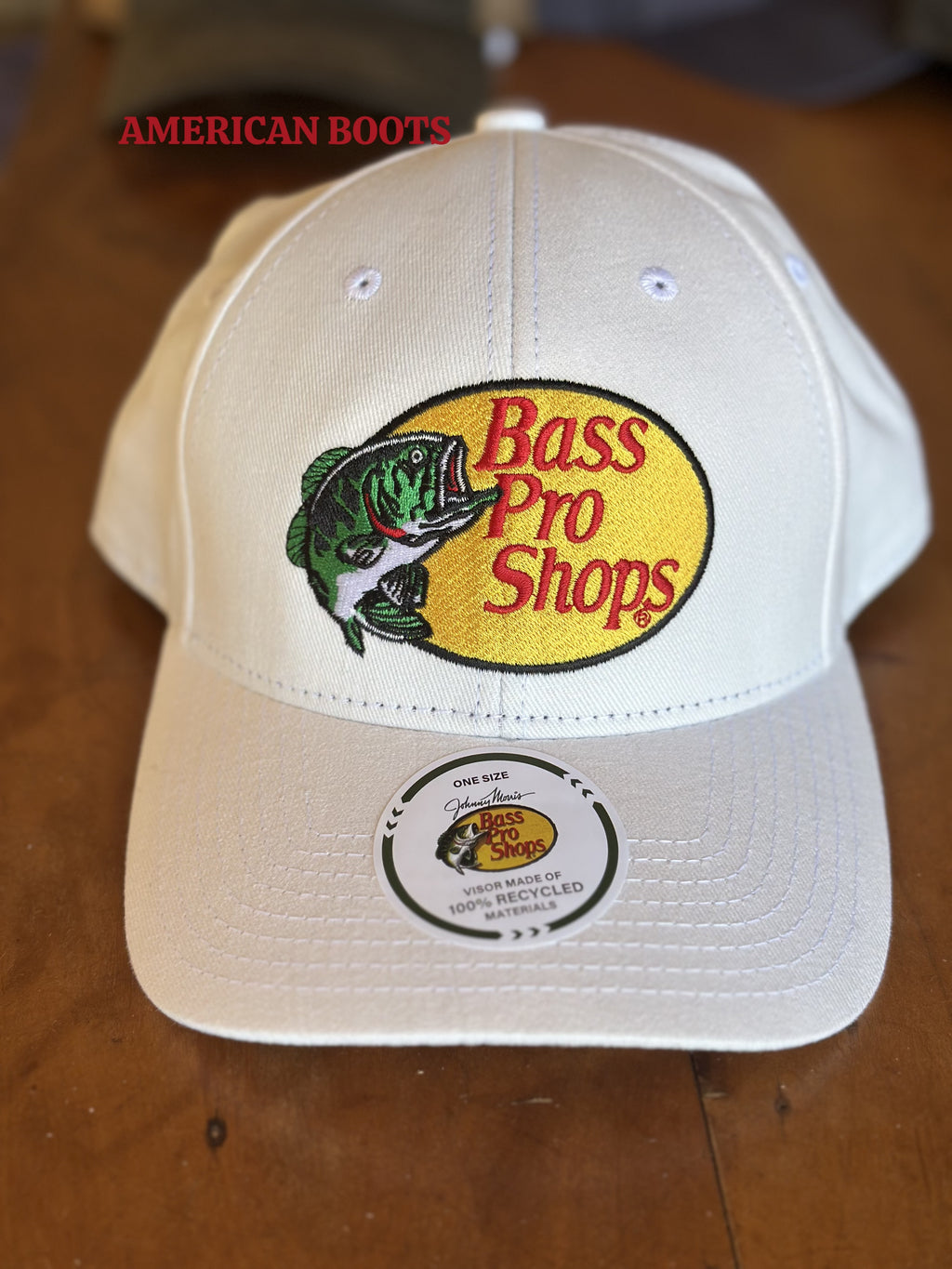 BONÉ BASS PRO SHOPS BRANCO BPS 101097920