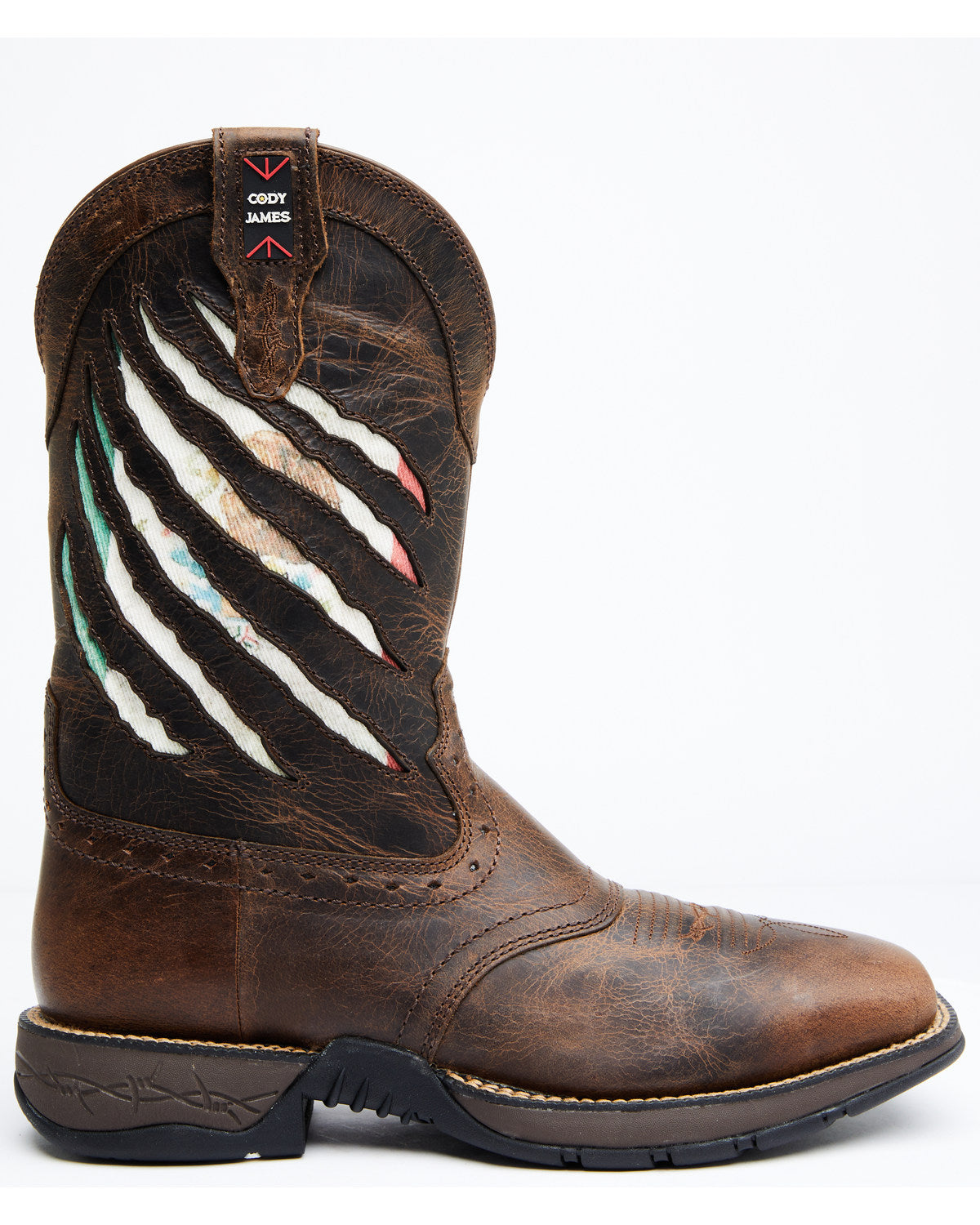 Bota Cody James Scratch Mexico Flag