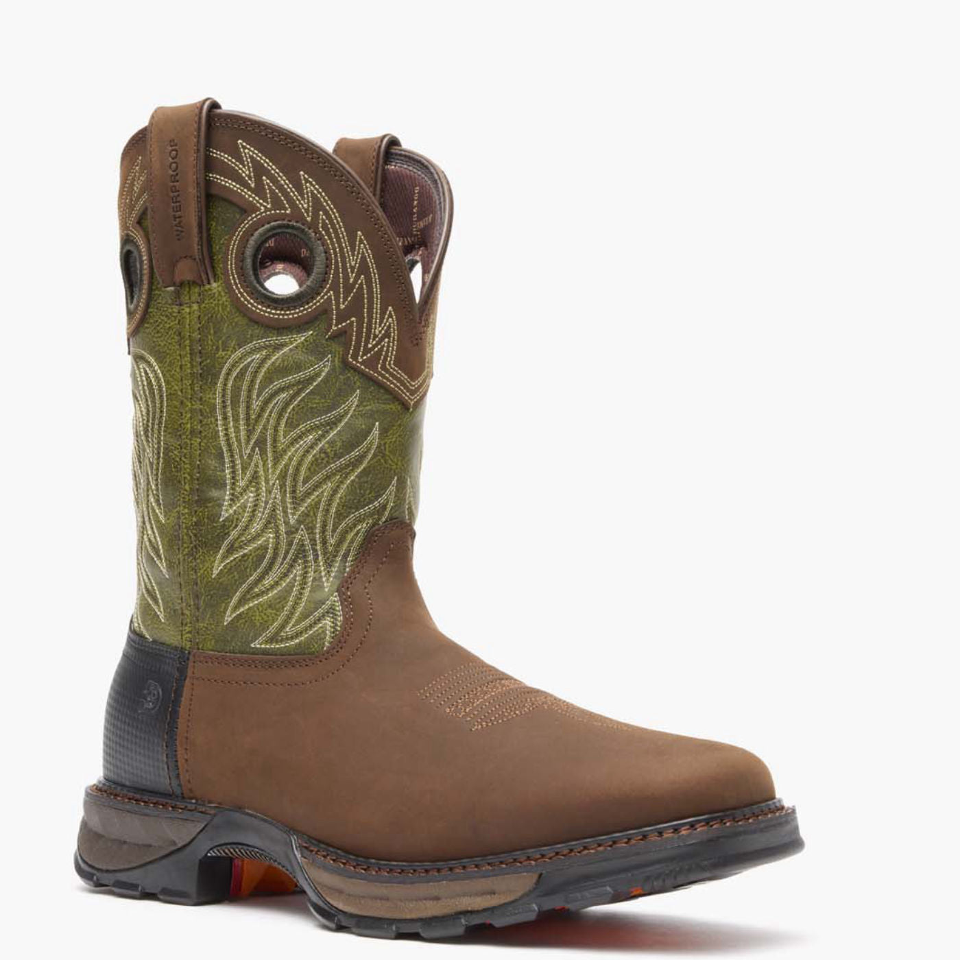 BOTA DURANGO MAVERICK VERDE CACTO, A PROVA D'ÁGUA — D00177